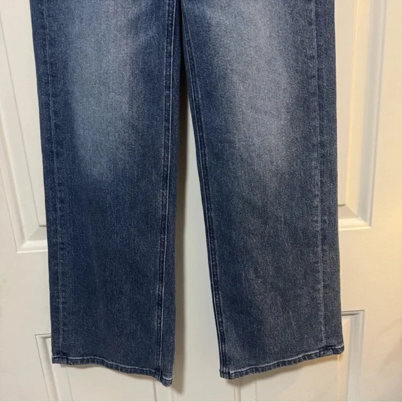 AYR Straight Leg Jeans in Medium Blue Wash - Picture 2 of 8